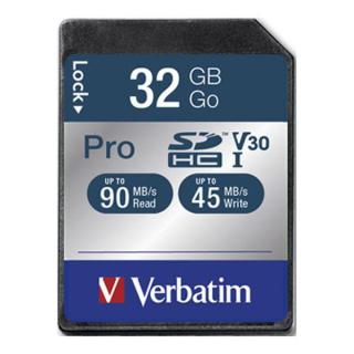 Karta pamięci SDHC Verbatim Pro U3 32GB (90/45 MB/s)...