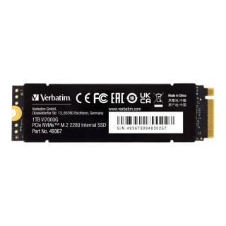 Dysk SSD Verbatim Vi7000G 1TB M.2 PCIe Gen4 NVME 2280...