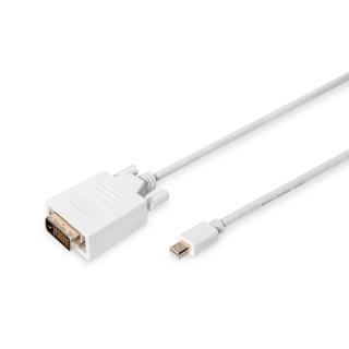 Kabel adapter DIGITUS DisplayPort mini /M - DVI-D (24+1)...