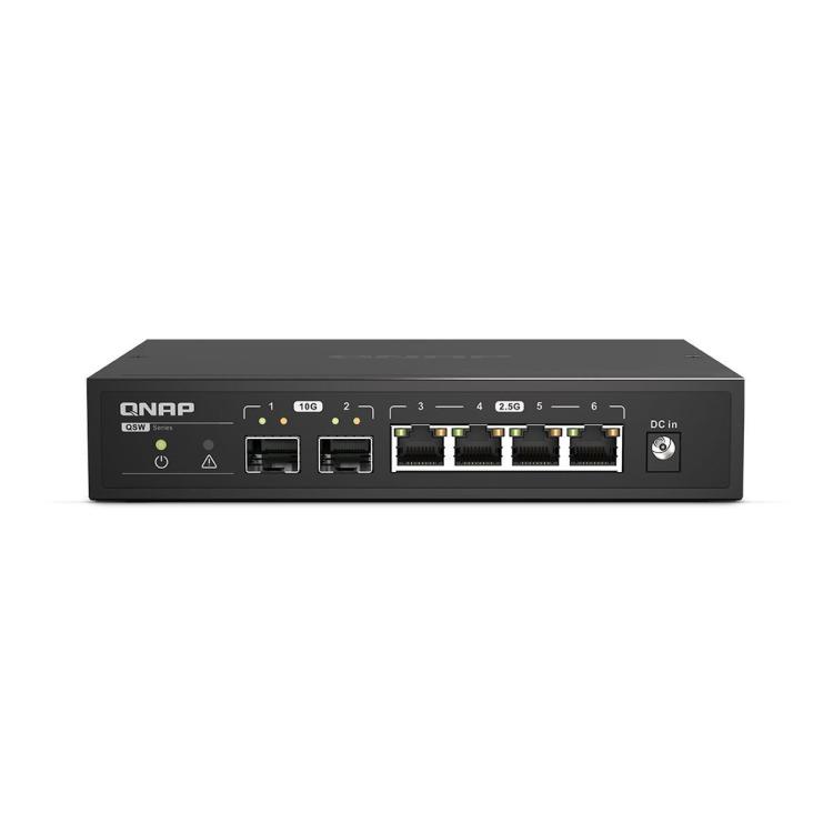 Switch niezarządzalny QNAP QSW-2104-2S 4x 2,5GbE 2x 10GbE SFP+