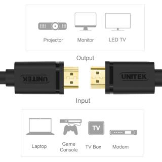 UNITEK KABEL HDMI BASIC V2.0 GOLD 2M, Y-C138M