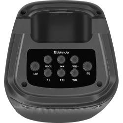 Głośnik Defender BOOMER 20 Bluetooth 20W MP3/FM/SD/USB/AUX/TWS/LED/MIC KARAOKE czarny