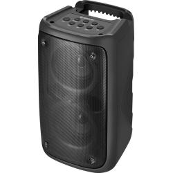 Głośnik Defender BOOMER 20 Bluetooth 20W MP3/FM/SD/USB/AUX/TWS/LED/MIC KARAOKE czarny