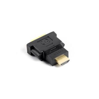 Adapter Lanberg AD-0014-BK (HDMI M - DVI-I F kolor czarny)