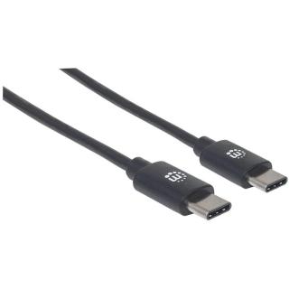 Kabel USB 2.0 Manhattan Typ-C M/M 1m 60W 3A PD QC 480Mbps 1m