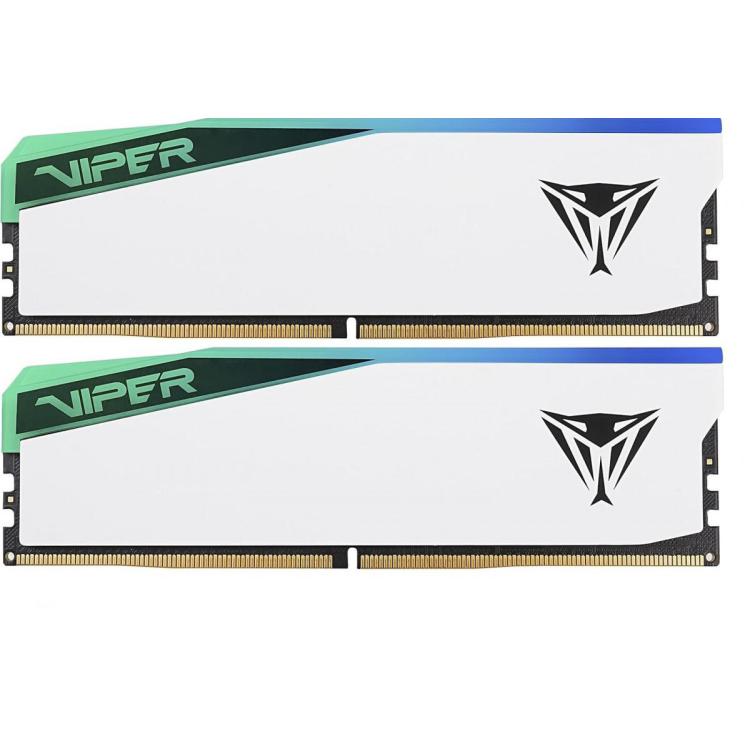 Pamięć DDR5 Viper Elite 5 RGB 32GB/6200(2x16) CL42 biała