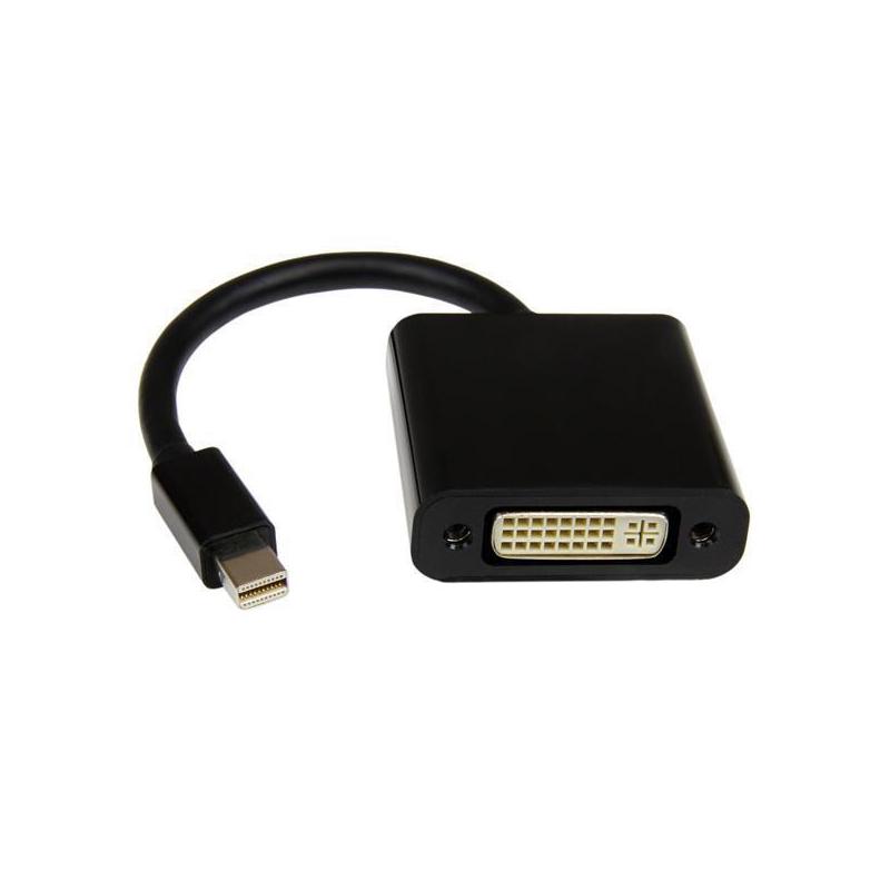 Kabel adapter Akyga AK-AD-37 DVI 24+5 pin F -mini DisplayPort M 0,15m czarny