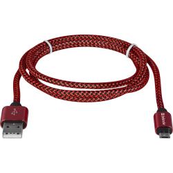 Kabel USB Defender AM-micro BM 1m 2,1A czerwony