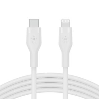 BELKIN KABEL USB-C - LIGHTNING, SILICONE, 2M,BIAŁY