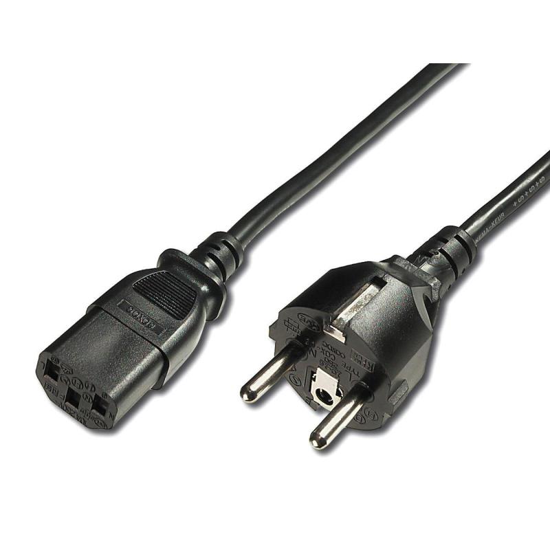 Kabel zasilający DIGITUS AK-440110-012-S Schuko prosty/IEC C13 M/Ż 1,2m