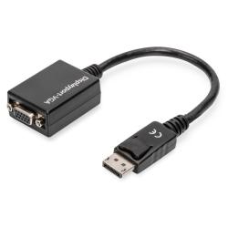 Kabel adapter DIGITUS DisplayPort z zatrzaskiem 1080p...