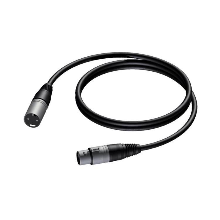 Kabel XLR Męski - XLR Żeński 1m - CAB901/1