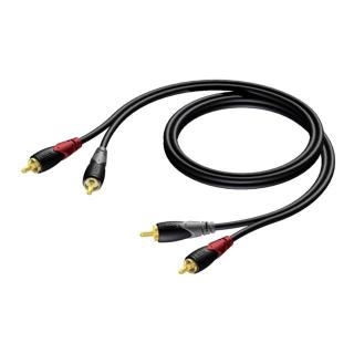 Kabel 2X RCA/CINCH Męski - 2X RCA/CINCH Męski 1,5M -...