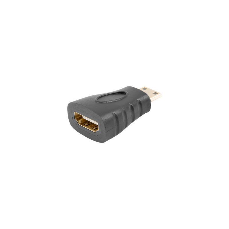 Adapter Lanberg AD-0037-BK HDMI(F) - mini HDMI(M) czarny