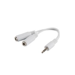 Kabel adapter Lanberg Minijack 3,5mm 3-pin (M) - 2x...