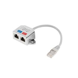 Kabel rozdzielacz LAN Lanberg RJ-45 na 2xRJ-45 FTP (2 urządzenia na 1 kablu)