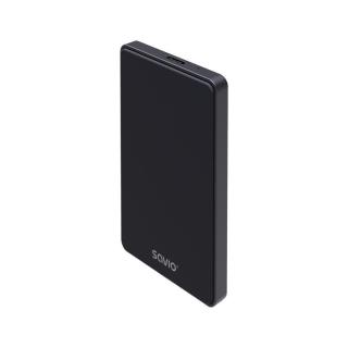 Obudowa na dysk HDD/SDD SAVIO AK-65, USB 3.0, 2,5", czarna