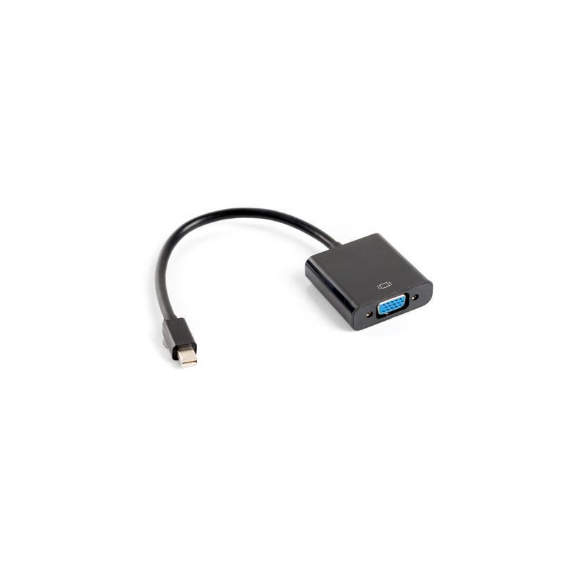 Kabel adapter Lanberg AD-0006-BK mini Displayport (M) - VGA (F) czarny