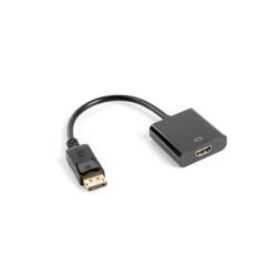 Kabel adapter Lanberg AD-0009-BK DisplayPort (M)- HDMI...