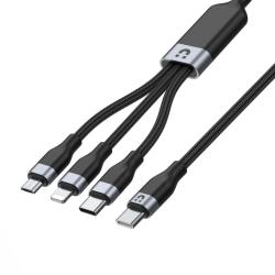 Kabel USB-C Unitek C14101BK-1.5M, 3w1, Lightning, USB-C,...