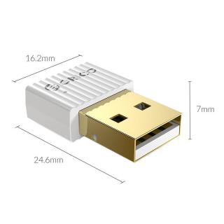 Adapter USB Bluetooth 5.0 Orico BTA-508-WH-BP biały