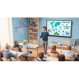 Monitor interaktywny 65 cali 5652RK+ 5 lat gwar.EDU+1 rok mozabook clasroom za darmo INFRARED,40pkt,4K,2x20W,USB-C,WIFI+BT,8GB