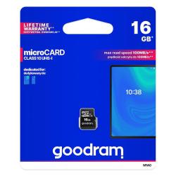 Karta pamięci microSDHC GOODRAM 16GB M1A0-0160R12 cl 10...