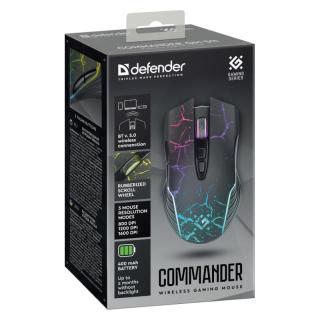 Mysz gamingowa bezprzewodowa Commander GM-511 1600 DPI 7P