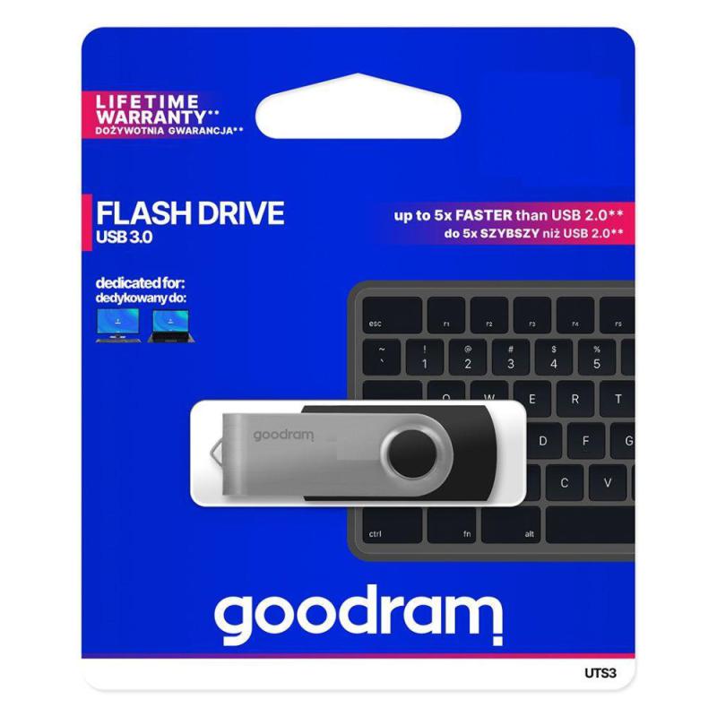 Pendrive GOODRAM UTS3 64GB USB 3.0 Black