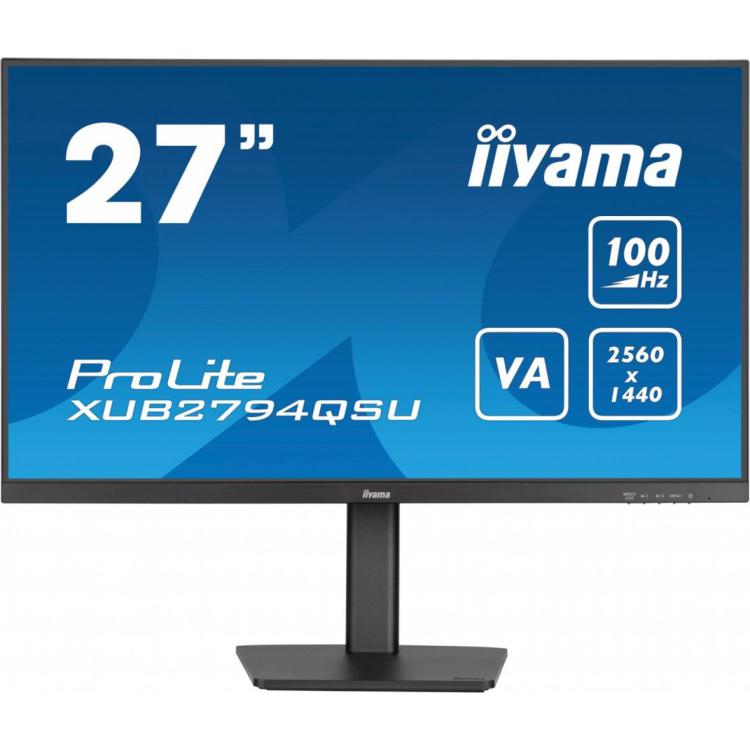 Monitor 27 cali XUB2794QSU-B6 VA,QHD,HDMI,DP,100Hz,HAS(150mm),USB3.2