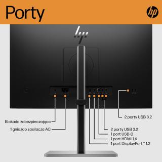 MONITOR HP LED 23,8” E24 G5 (6N6E9AA)