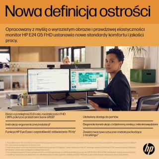 MONITOR HP LED 23,8” E24 G5 (6N6E9AA)