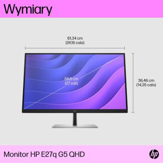 MONITOR HP LED 27” E27q G5 (6N6F2AA)