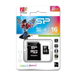 Karta pamięci MicroSDHC Silicon Power 16GB Class 10 +...