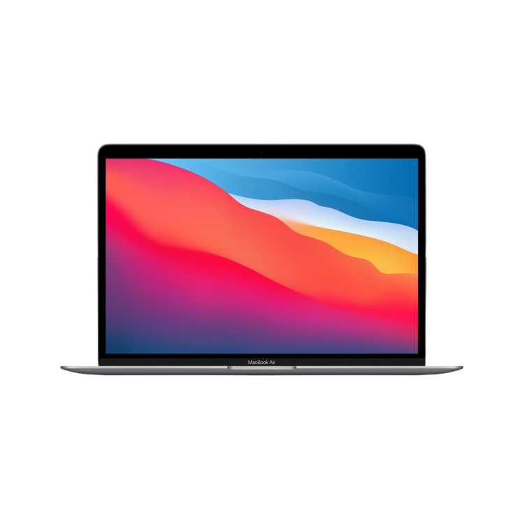 Apple MacBook Air 2021 M1 8-core CPU & 7-core GPU 13,3"WQXGA Retina IPS  8GB DDR4 SSD256 TB3 ALU macOS Big Sur - Space Gray