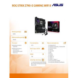 Płyta główna ROG STRIX Z790-E GAMING WIFI II s1700 4DDR5 ATX