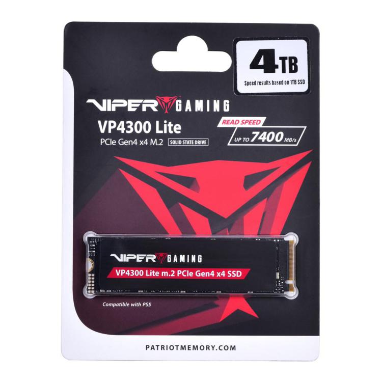 SSD Patriot Viper VP4300L M.2 PCI-Ex4 NVMe 4TB