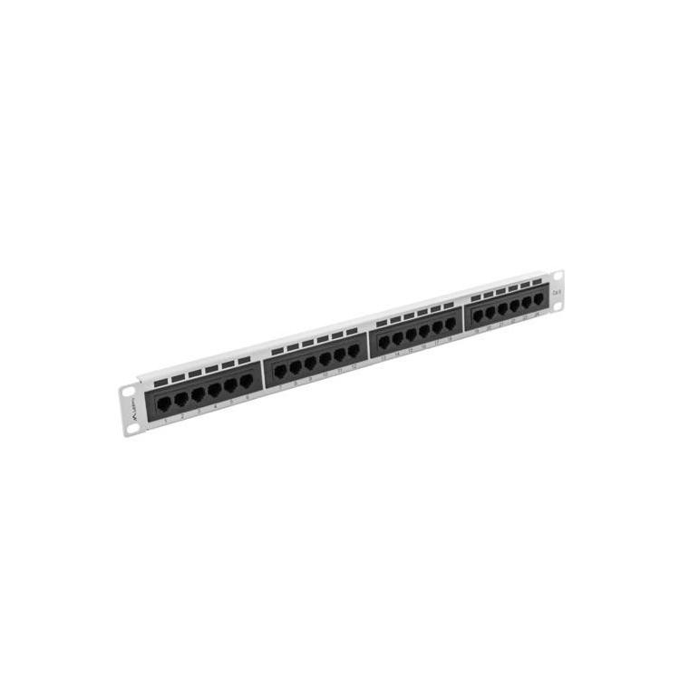 Patch panel Lanberg PPU6-1024-S (1U kat. 6 24xRJ-45)