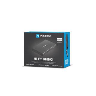 Obudowa NATEC Rhino GO NKZ-0941 (2.5" USB 3.0 Aluminium kolor czarny)