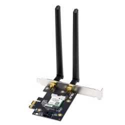 Karta sieciowa Asus PCE-AXE5400 PCI-E WiFi 6E (802.11ax), Bluetooth 5.2, WPA3, OFDMA, MU-MIMO