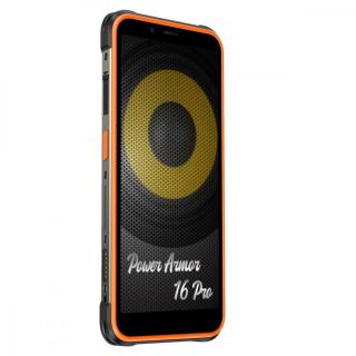 Smartfon Power Armor 16 Pro 5.93" 4/64GB IP68/IP69K 6900mAh DualSIM głośnik 122dB pomarańczowy