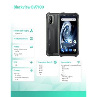 Smartfon BV7100 6/128GB 13000 mAh DualSIM czarny