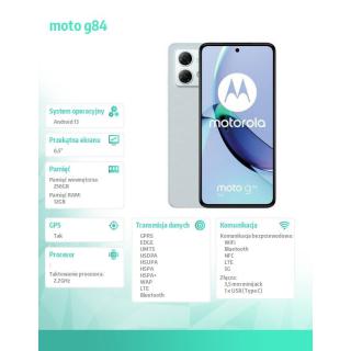 Smartfon moto g84 12/256 GB Błękitny