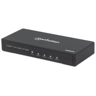 Rozdzielacz / Splitter AV HDMI 2.0 Manhattan 207805 1x4...