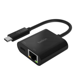 BELKIN ADAPTER USB-C - ETHERNET, PD 60W BLK