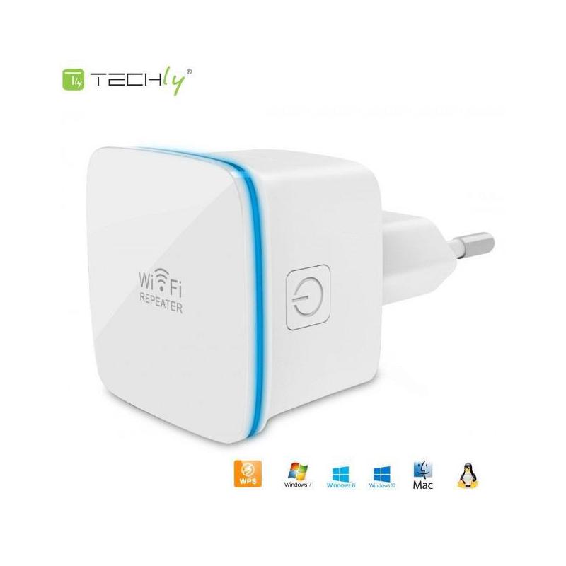 Wzmacniacz sygnału Wi-Fi Techly N300 Wall-Plug