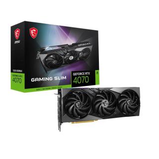 Karta graficzna GeForce RTX 4070 Gaming Slim12G GDDRX6...