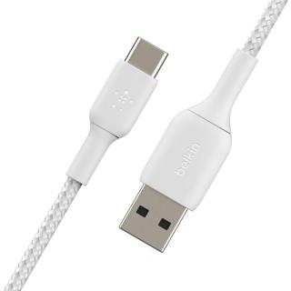 BELKIN KABEL USB C-A OPLOT 3M, BIAŁY