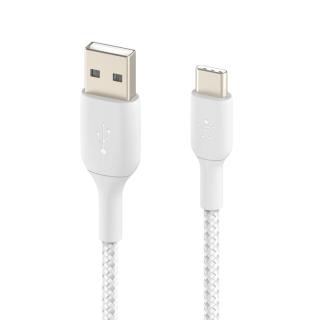 BELKIN KABEL USB C-A OPLOT 3M, BIAŁY