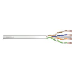 Kabel teleinformatyczny patchcordowy DIGITUS kat.6A, U/UTP, linka, AWG 26/7, LSOH, 100m, szary, karton